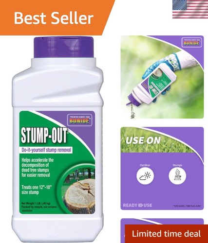 Fast acting stump out - stump-out, granules